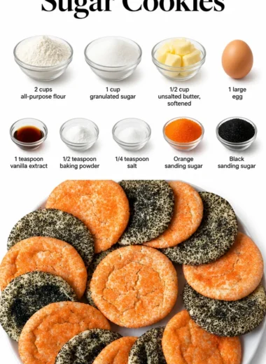 Colorful Halloween sugar cookies decorated with spooky designs